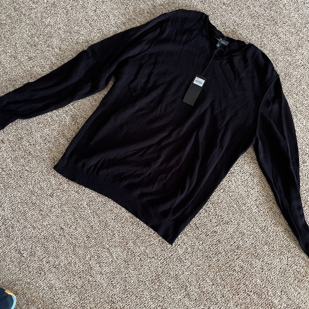 Cashmere sweater v neck mens